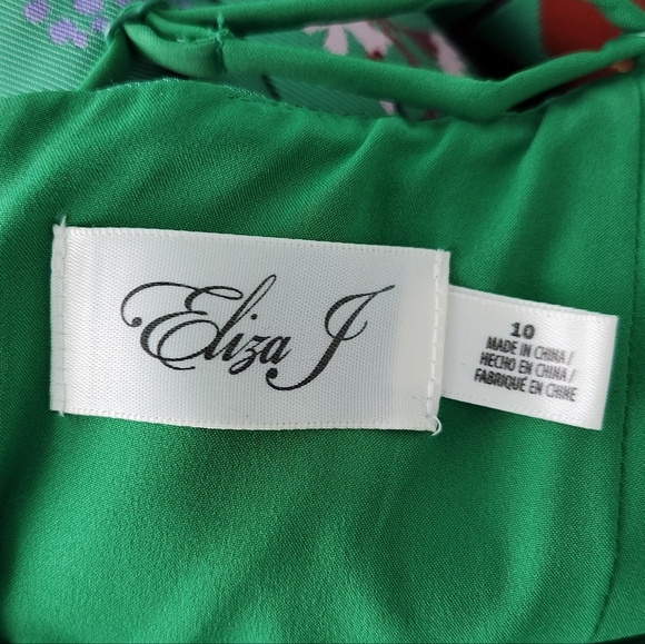 Eliza J Jacquard Floral Midi Dress - Picture 8 of 9